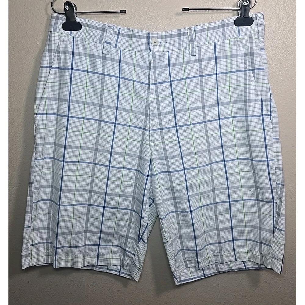PGA Tour Mens Golf Shorts 32 X 10‎ Plaid